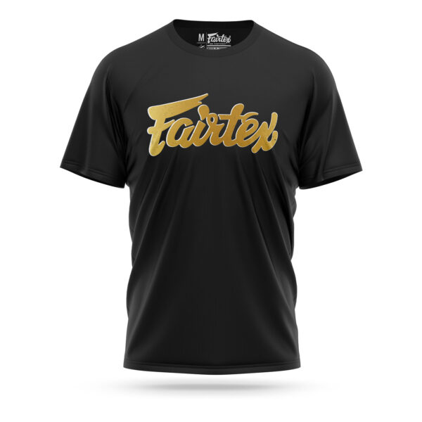 Fairtex fight team t-shirt 2021 black gold