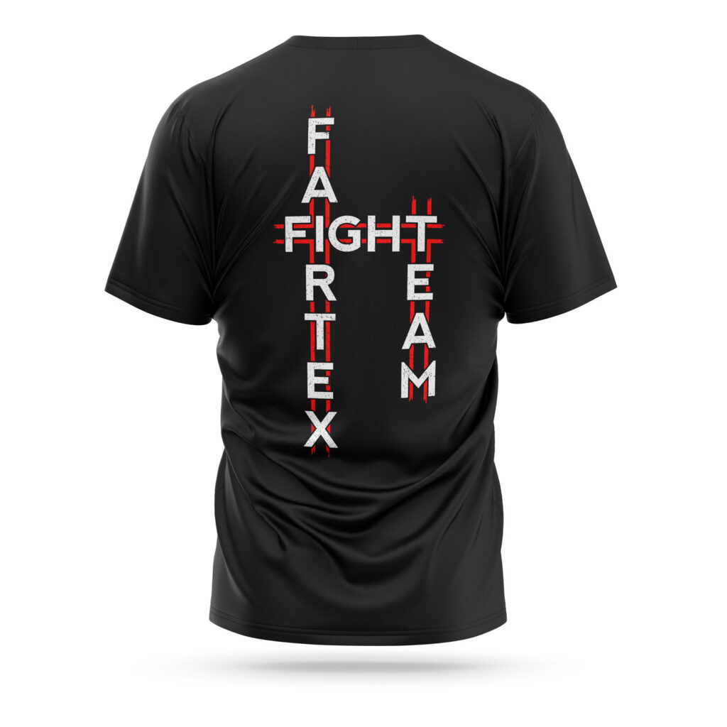 Fairtex fight team t-shirt 2021 black red