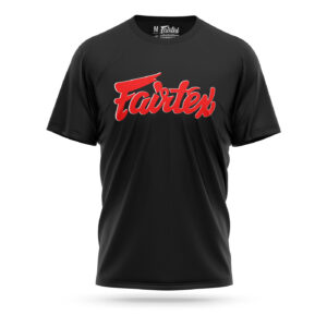 Fairtex fight team t-shirt 2021 black red
