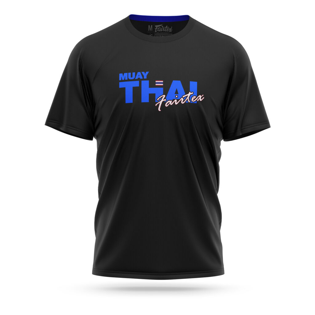 Muay-Thai Fairtex t-shirt neon blue