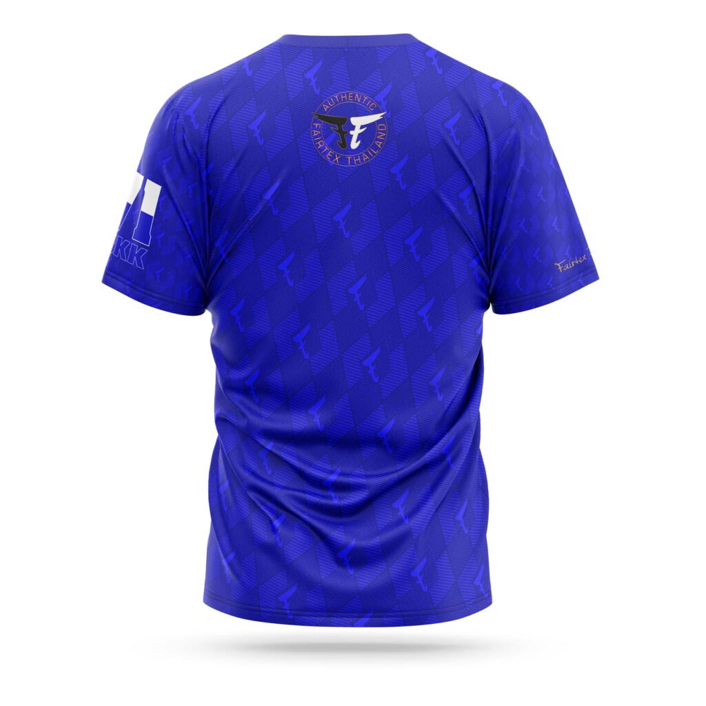 Fairtex sport t-shirt pattern blue