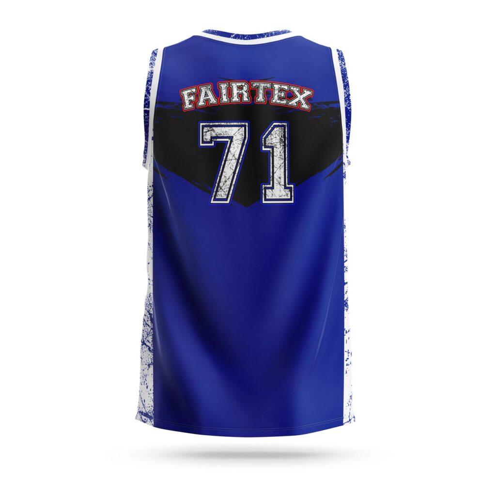 Fairtex jersey multicolor grunge shield blue