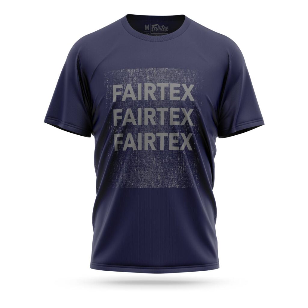 Fairtex mud grunge t-shirt blue