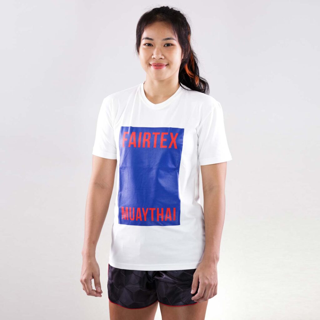 Fairtex Muay-Thai square t-shirt white