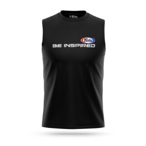 Fairtex black sleeveless t-shirt be inspired