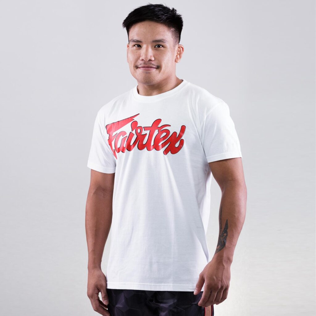 Fairtex fight team t-shirt 2021 white red