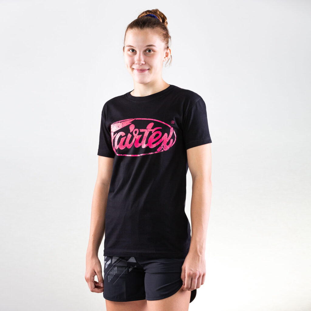 Fairtex fight team t-shirt 2021 black red