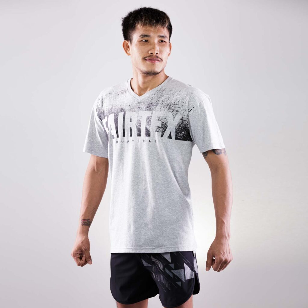 Fairtex t-shirt plastered grey