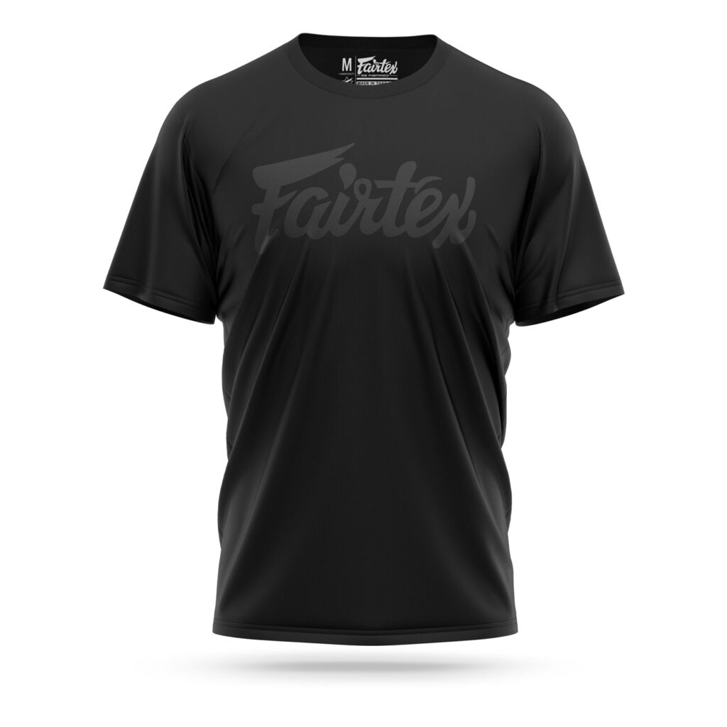 Fairtex t-shirt black on black