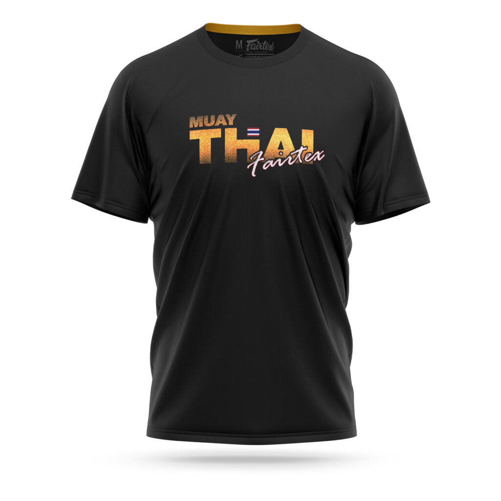 Muay-Thai Fairtex t-shirt metalic gold