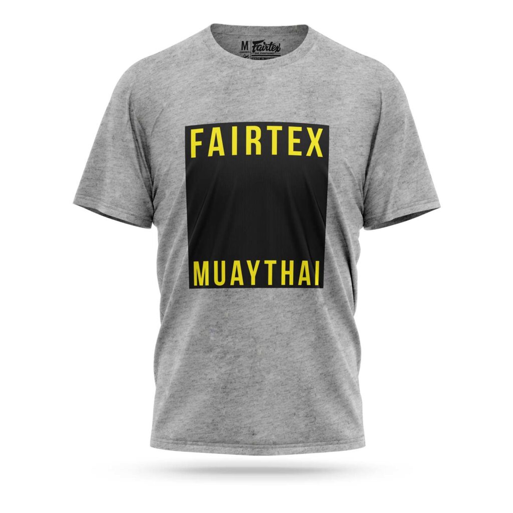 Fairtex Muay-Thai square t-shirt gray