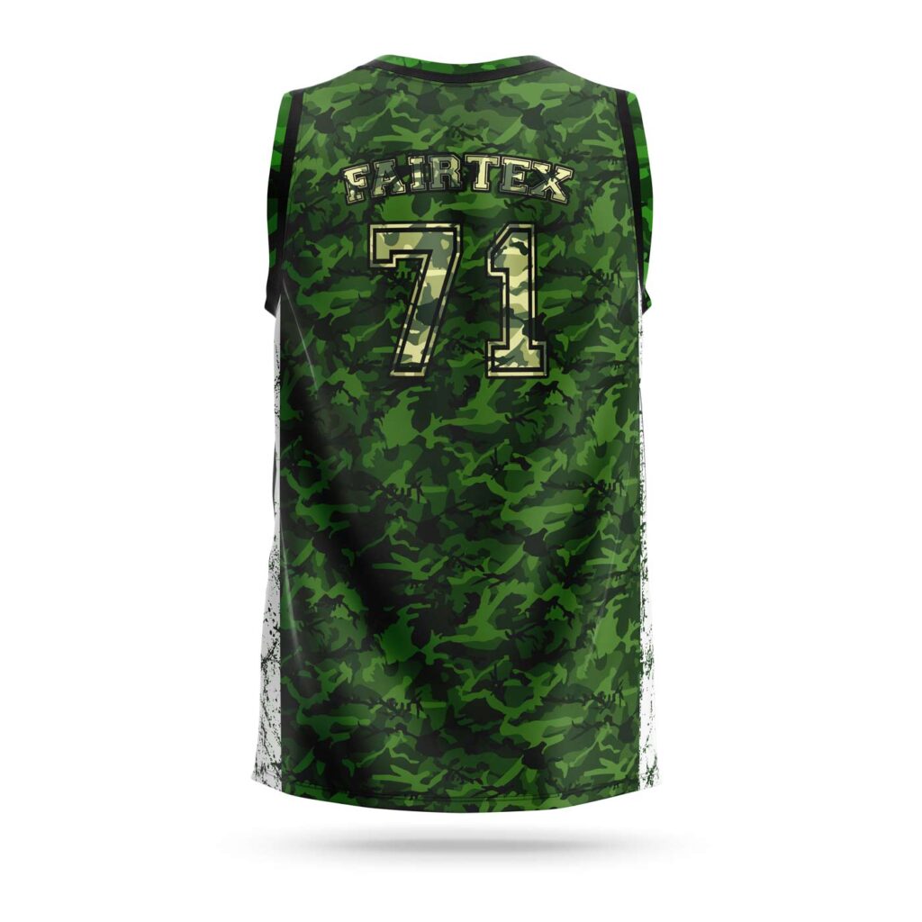 Fairtex jersey full camouflage green