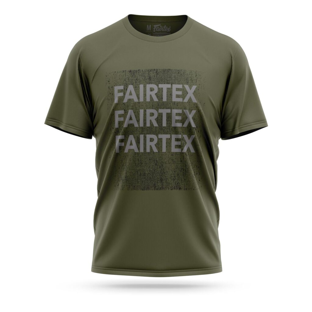 Fairtex mud grunge t-shirt green