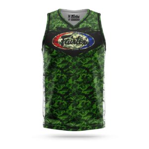 Fairtex jersey full camouflage green