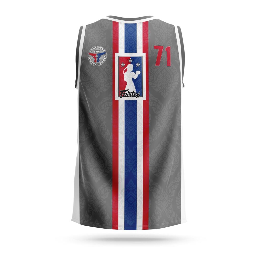 Fairtex Muay-Thai NBA jersey gray