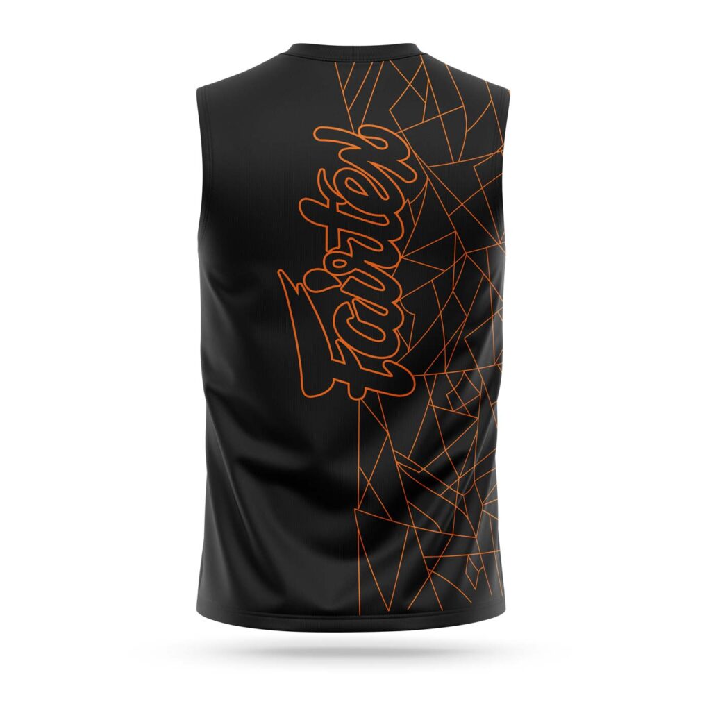 Fairtex sleeveless Lamborghini sport t-shirt orange