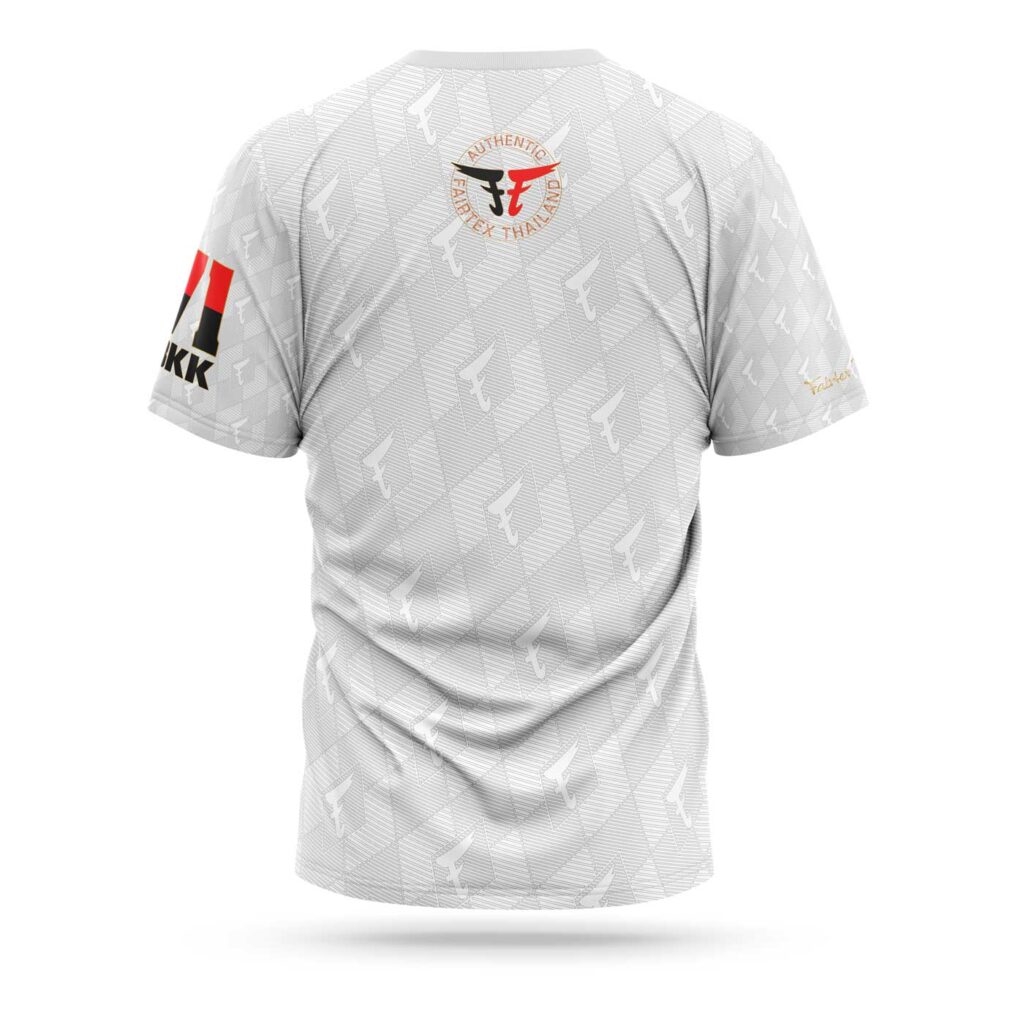 Fairtex sport t-shirt pattern white