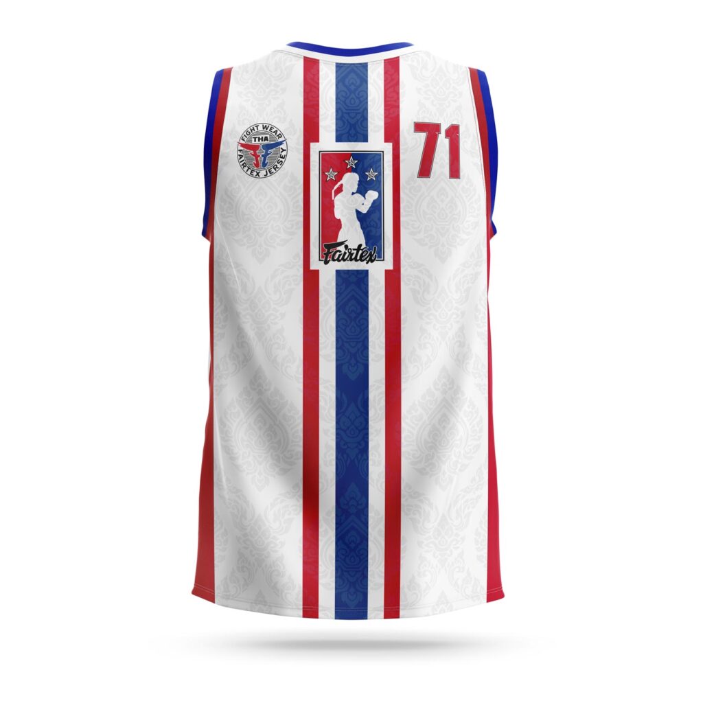 Fairtex Muay-Thai NBA jersey white