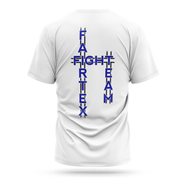 Fairtex fight team t-shirt 2021 white blue