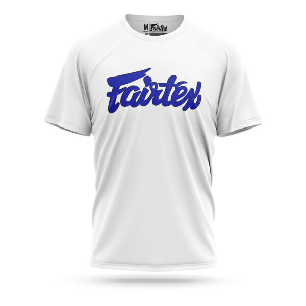 Fairtex fight team t-shirt 2021 white blue