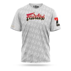 Fairtex sport t-shirt pattern white