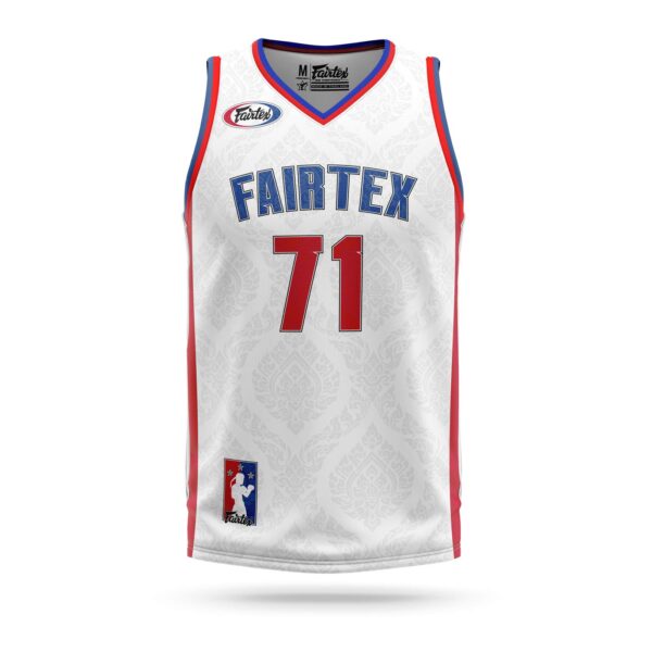 Fairtex Muay-Thai NBA jersey white