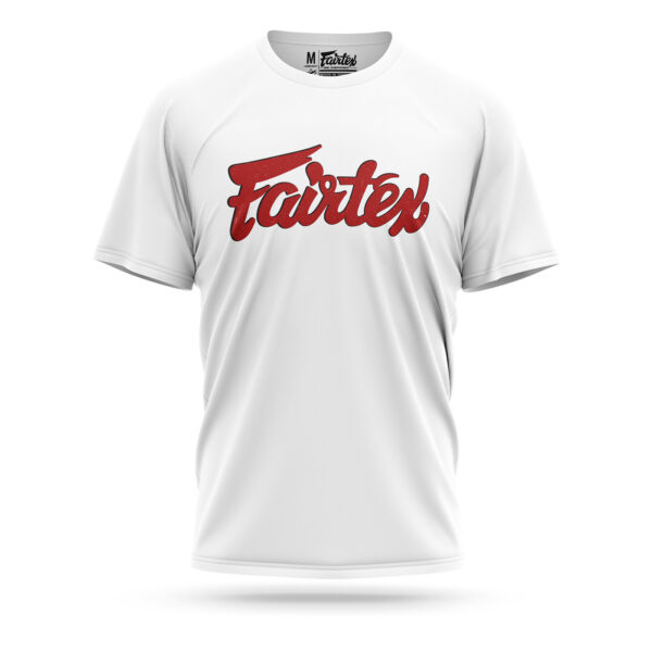 Fairtex fight team t-shirt 2021 white red