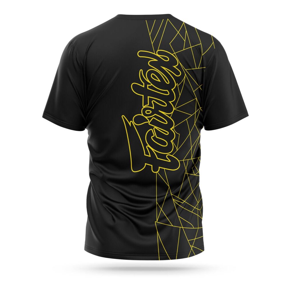 Fairtex Lamborghini sport t-shirt black yellow