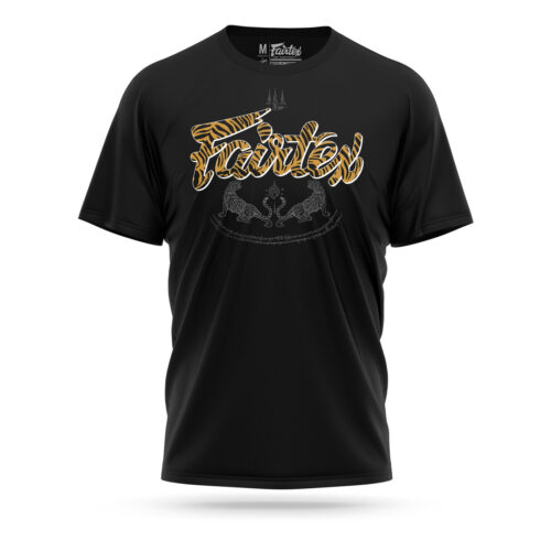 Men's t-shirt Sak yant tiger mtc-sy-bk