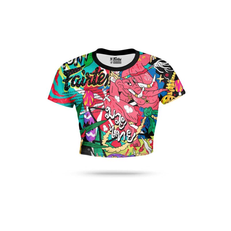 Fairtex crop top Urface allover