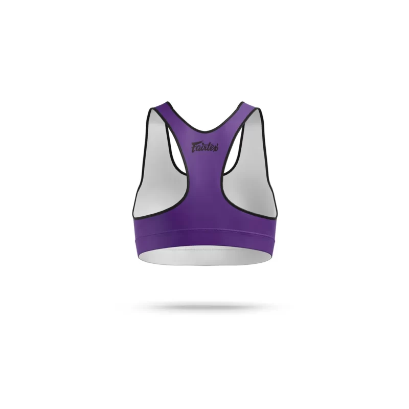 Fairtex sport bra classic purple back