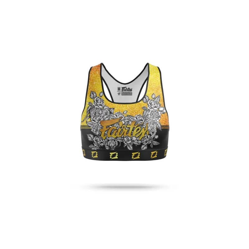 Fairtex sport bra diamond gold