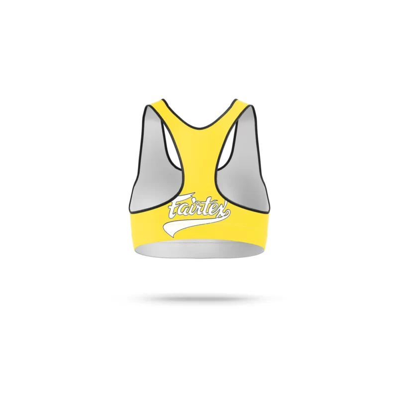 Fairtex sports bra Original yellow