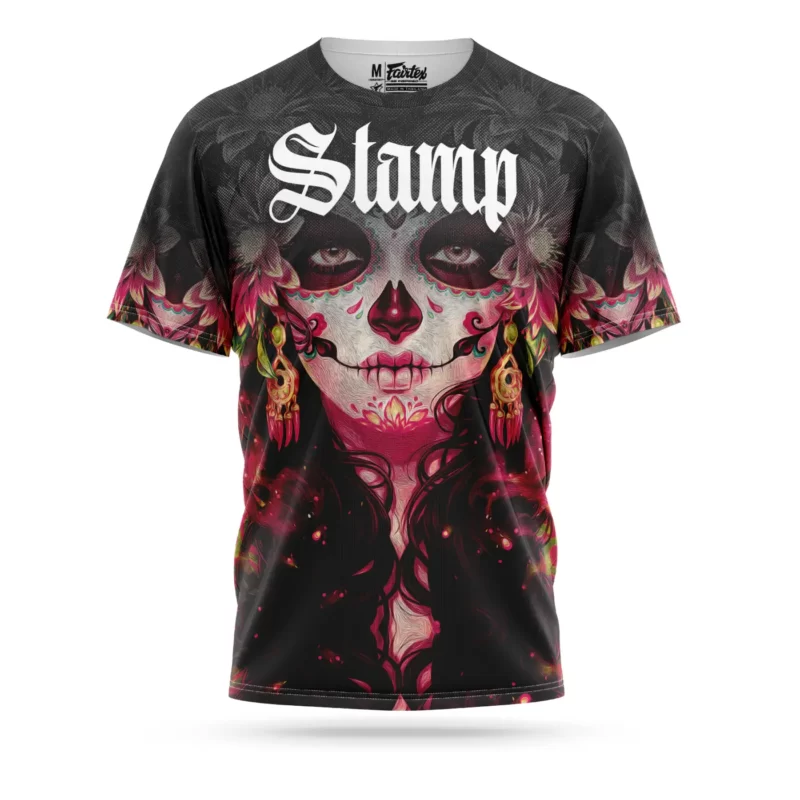 Stamp fairtex sugaskull t-shirt black